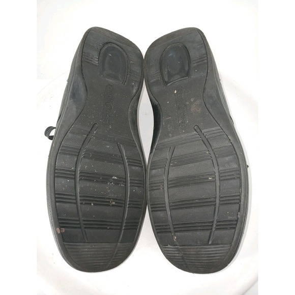 OrthoFeet Mens 410 Leather Upper XX-Wide Walking Casual Shoes Black Size 13. DB2